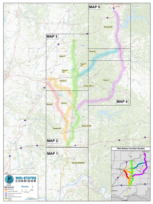 Archived Project Maps – Mid-States Corridor